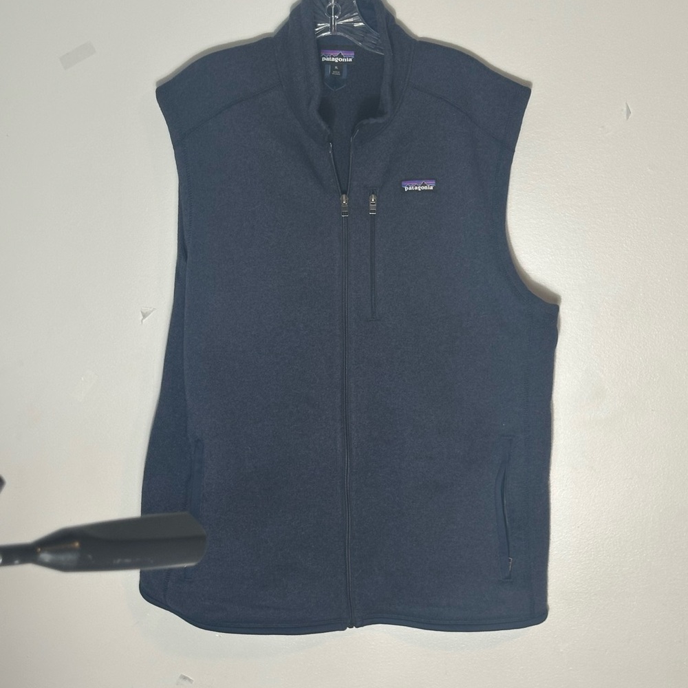 Patagonia Dark Blue Fleece Vest